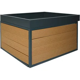 Mendler Mähroboter-Garage mit Pflanzkasten HWC-L45