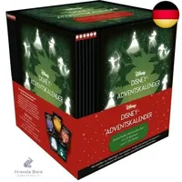 Disney Adventskalender 2023 - zauberhafte Weihnachts-Box mit 24 Büchern und