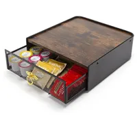 Does Not Apply Organizer für Kaffeepads mit Schublade,Kaffeekapsel-Aufbewahrungsbox,Teebox,Teebeutel Box,