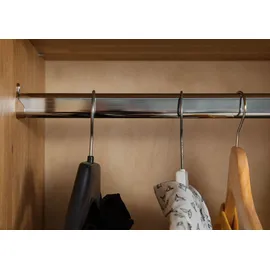 MASSIVMOEBEL24.DE Kleiderschrank Halmstad 242 x 219 x 60 cm Wildeiche