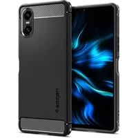 SPIGEN Rugged Armor matte black Sony Xperia 10 VI