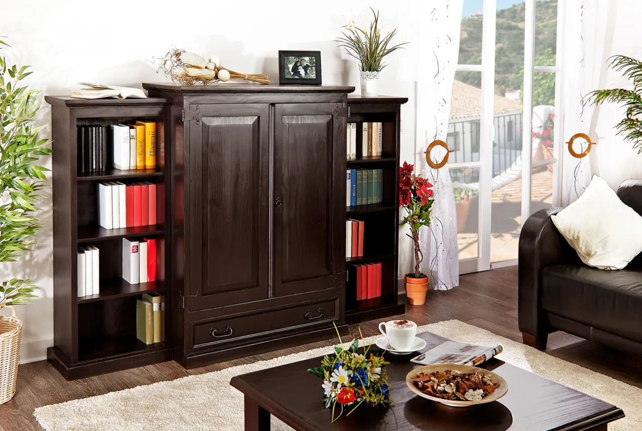 Wohnzimmerschrank Schrank, Pinie, MEXICO Kolonial, Kolonialstil