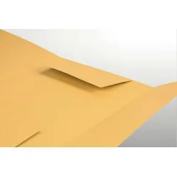 Falken 80001449 25x Einschlagmappe für DIN A4, 320g/m2 Manila-RC-Karton, mit 3 Klappen - Chamois