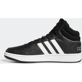 adidas Hoops 3.0 Mid Core Black / Cloud White / Grey Six 44