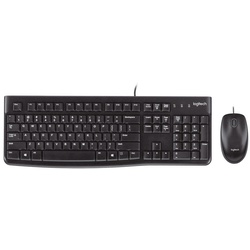 Logitech Logitech Set Maus und Tastatur MK120 mit Kabel schwarz 920-002540 Tastatur- und Maus-Set