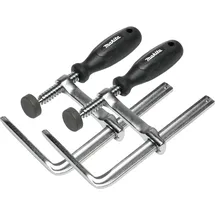 Makita Schraubzwinge Metall 185 mm Silber 2 Stück