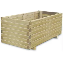 vidaXL Hochbeet 100x50x40 cm Holz Rechteckig