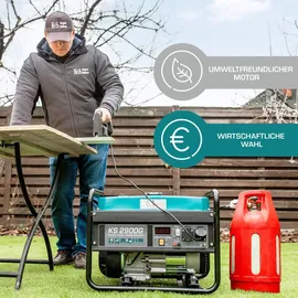 Könner & Söhnen LPG/Benzin-Generator Könner & Söhnen KS 2900G