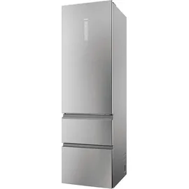 Haier 3D 60 Serie 5 HTW5620DNMG Kühl-Gefrierkombination (414 l, 2050 mm hoch, Grau)