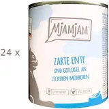 MjAMjAM zarte Ente & Geflügel an leckeren Möhrchen 24 x 800 g