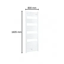 Evenes Handtuchheizkörper Jessica 1605 x 800 mm weiß