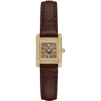 Emporio Armani Zegarek damski EMPORIO ARMANI, AR11705 brązowy fashion