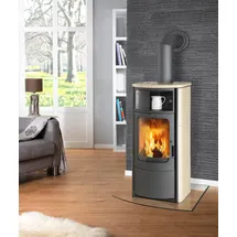 Hark Opera-B Kaminofen Kachel creme 5 kW