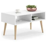 raumhirsch furniture Couchtisch Sandi Weiß Holzwerkstoff 90 x 55 x 55 cm