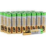 GP Batterien AAA LR03) 1.5V, 24 Stück AAA Batterien mit Super Alkaline Longlife Technologie