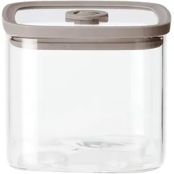 Vorratsglas Selina Taupe/Klar ca. 0,65L