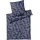 ELEGANTE Mako-Jersey Cherry Blossom Blau 135 x 200 cm + 80 x 80 cm