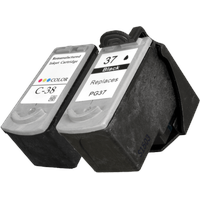 Ampertec kompatibel zu Canon PG-37 schwarz + CL-38 CMY