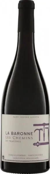 LES CHEMINS DE TRAVERSE Corbières Rouge Château La Baronne 2022 BIO