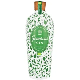 Generous Gin Generous Green Organic CORIANDER & COMBAVA Gin 44,0% vol 0,7 l