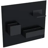 Geberit Acanto 44,9x38,8x7,5cm, schwarz/schwarz matt