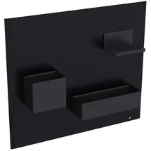 Geberit Acanto 44,9x38,8x7,5cm, schwarz/schwarz matt