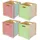 HMF Aufbewahrungsbox 32 x 32 x 32 cm 4-tlg. mehrfarbig