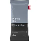 Melitta MONDO BLU Kaffee, gemahlen, Arabica- und Robustabohnen kräftig, 500,0 g