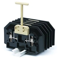 Weidmüller 3835020000 Prüftrenn-Reihenklemme 15 mm Schrauben Schwarz 10St.