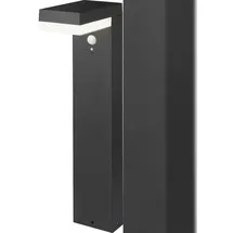 Sygonix SY-4715528 Solar-Außenstandleuchte mit Bewegungsmelder SMD LED 6W Schwarz