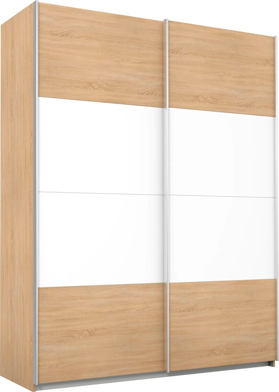 Schwebetürenschrank »Quadra Kleiderschrank BESTSELLER Schrank Gaderobe«, mit Möglichkeit zur individuellen Frontgestaltung, leichtgängige Türen, , , 311416-0