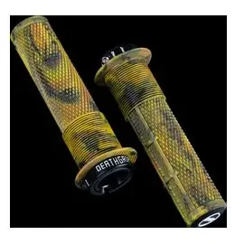 DMR DeathGrip 2 Brendog Signature Fahrradgriffe Lock-On mit Flansch 135 mm / Grün