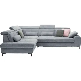 Set One by Musterring Ecksofa »SO 3400 Sitzhöhe 47cm oder 49cm, Sitztiefe verstellbar, B/T 317/220 cm« Kaltschaumpolsterung, Flachgewebe, whlw. mit Funktionen, Sitzhöhe 47