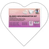 Buntpapierfabrik Ludwig Bähr Geschenkkarton-Set blanko Herz 5 Stück