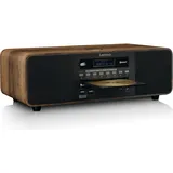 Lenco DAR-051WD DAB+/ Radio braun/schwarz, DAB, UKW)