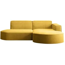 kaiser möbel Ecksofa Cord 3-Sitzer Gelb
