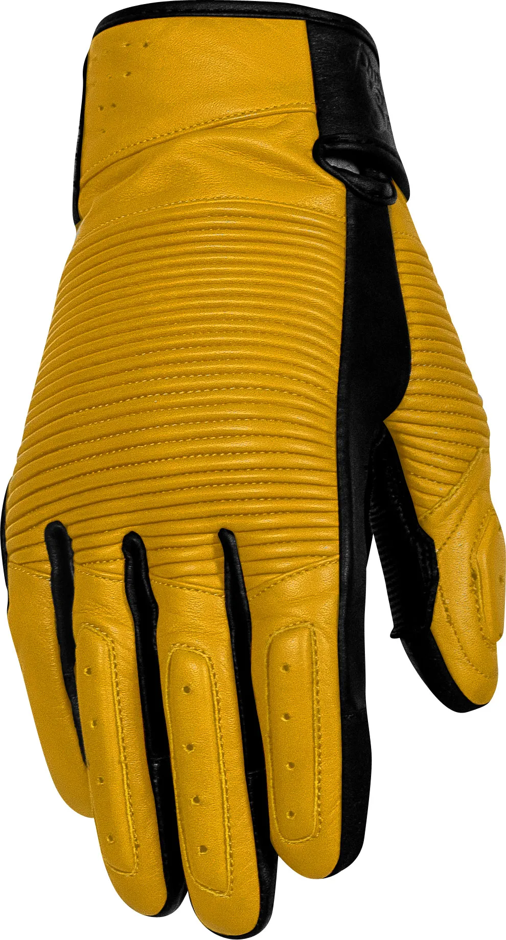 Rusty Stitches Jimmy, gants - Jaune/Noir - 3XL