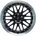 KT22 5 x 19 5 x 100 ET30 MB57 1 Schwarz