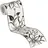 A.S. Creations Bordüre floral jung 5,00 m x 0,13 m schwarz/silber/weiß 346629