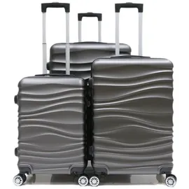 Cheffinger Koffer-Set 3-tlg. grau