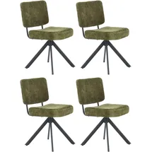 Jockenhöfer Drehstuhl Gloria grün 4er Set