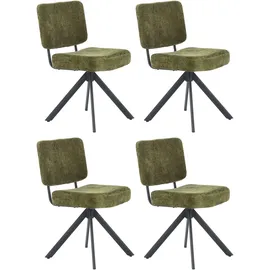 Jockenhöfer Drehstuhl Gloria grün 4er Set