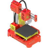 Jadeshay K1 3D-Drucker Mini-Desktop-Kit für Anfänger Kinder Teens 3D-Drucker mit PLA-Filament Magnetische Wechselplatte USB-Kabel TF-Kartengröße 100 * 100 * 100 mm(EU Plug)