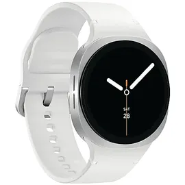 Samsung Galaxy Watch8 Bluetooth 40 mm Silver Sport Band White S/M
