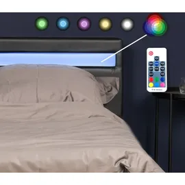 Home Deluxe Astro LED 90 x 200 cm schwarz