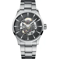 Mido Multifort Skeleton Vertigo M038.436.11.061.00 - dunkelgrau,skelettiert,silber - 42mm