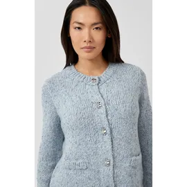 s.Oliver Strickjacke aus Alpakamix Blau 42