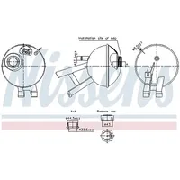 Nissens Ausgleichsbehälter, Kühlmittel 996348