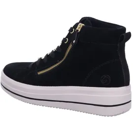 REMONTE Sneaker Sneaker Veloursleder - schwarz 41