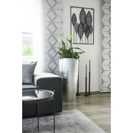 Vivanno City Ø 37 x 80 cm Silber Hochglanz